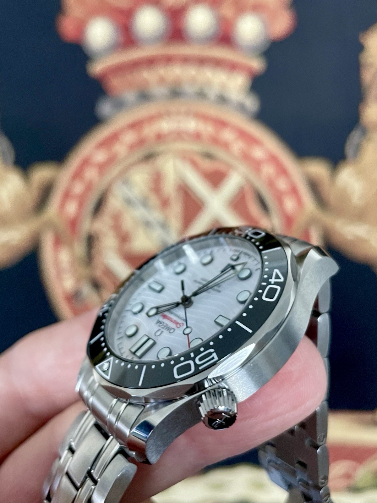 OMEGA Seamaster Professional Diver 300M Co-Axial White Dial 43.5mm Box