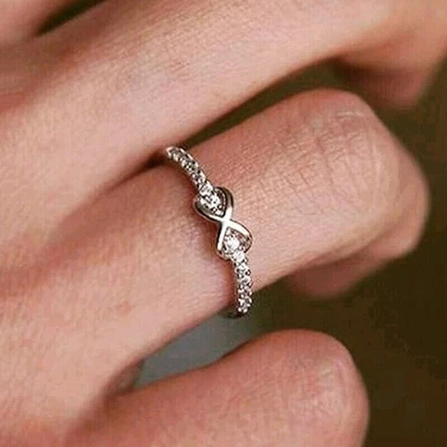 14K White Gold Plated 1 Ct Round Cut Lab Grown Diamond Women’s Wedding Band Ring