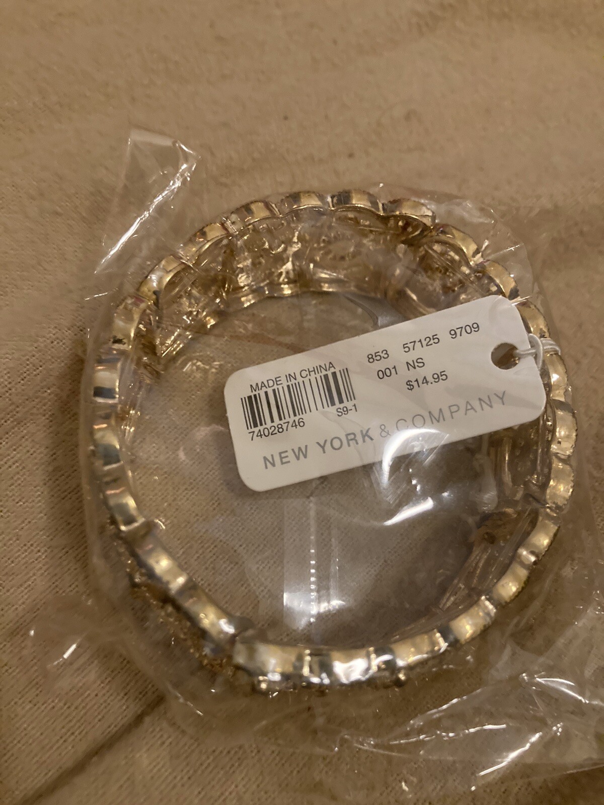Gold New York And Company Bracelet, Great For Prom Night Or Dress up Events!