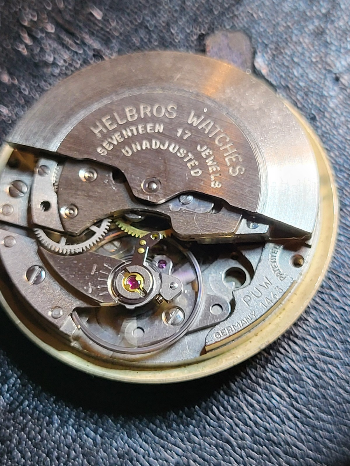 Helbros automatic D/D mens vintage G.P watch (just fully serviced).
