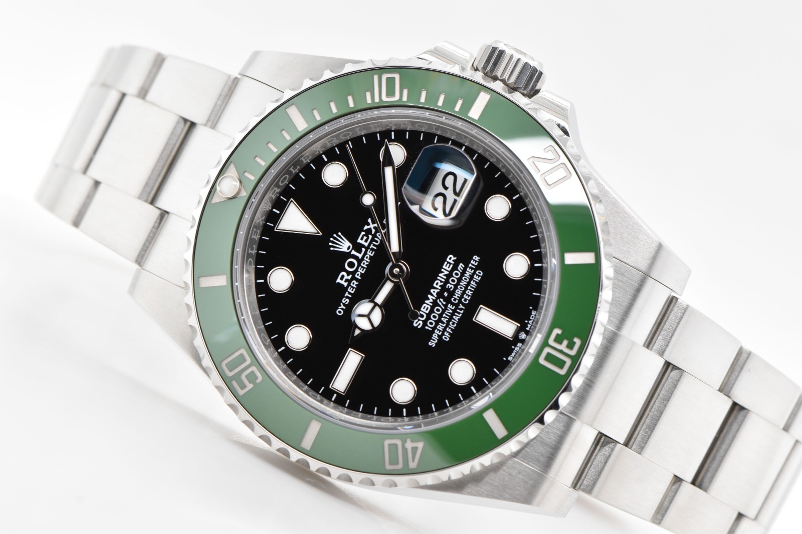 2024 Rolex Submariner Date 41mm Steel “Starbucks” MK2 Green Bezel 126610LV FS