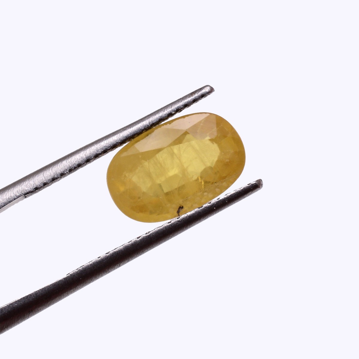 4.13 Ct Natural Yellow Sapphire 11.70mmx7.54mm Oval Cut Certified Loose Gemstone