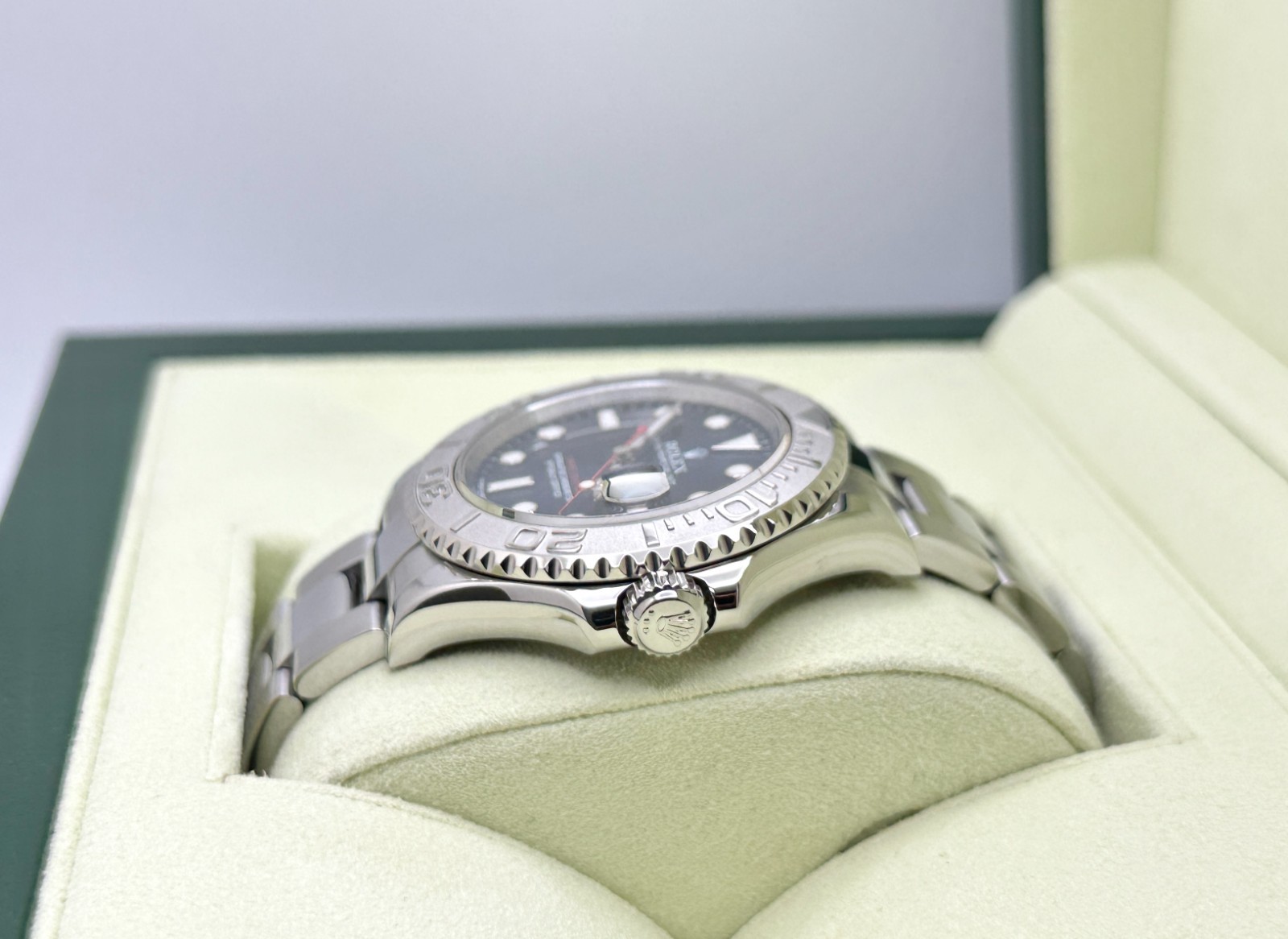 Rolex Yacht Master 116622 40mm Blue Dial Platinum Bezel Stainless Steel