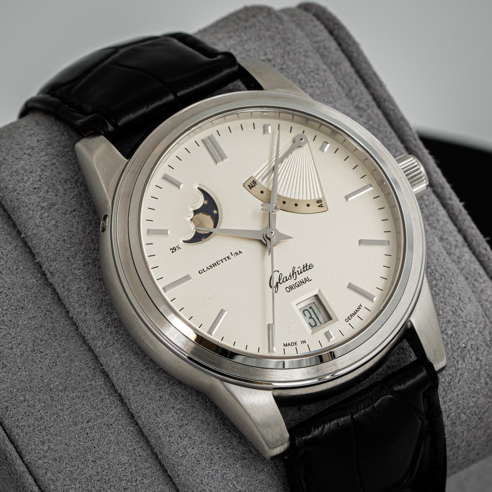 Glashütte Original Senator Moon Power Reserve 1-39-44-04-12-04 Box Papers