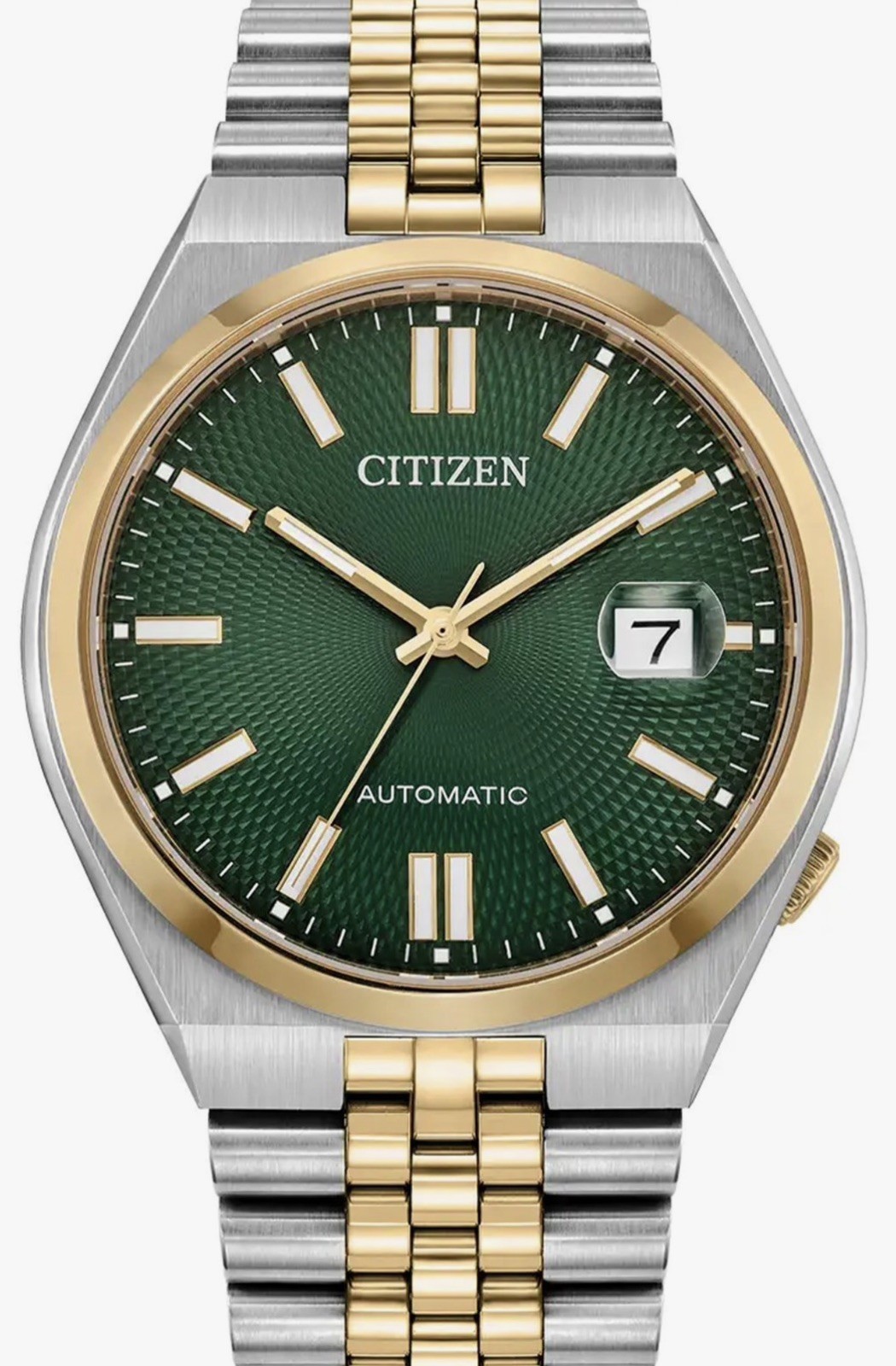 Citizen Tsuyosa 60 NK0024-54X Green Dial Two-Tone Automatic Sapphire Box New