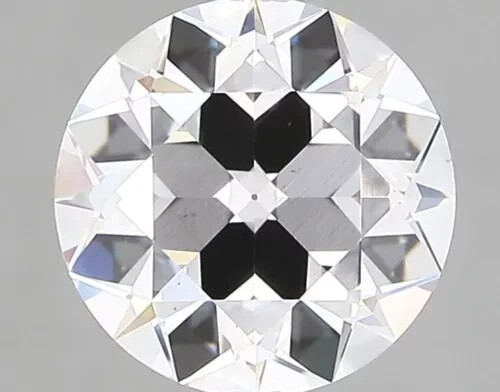 Lab Grown 2.88 Cts Euro Cut E Color VVS2 Clarity IGI Certified CVD Diamond