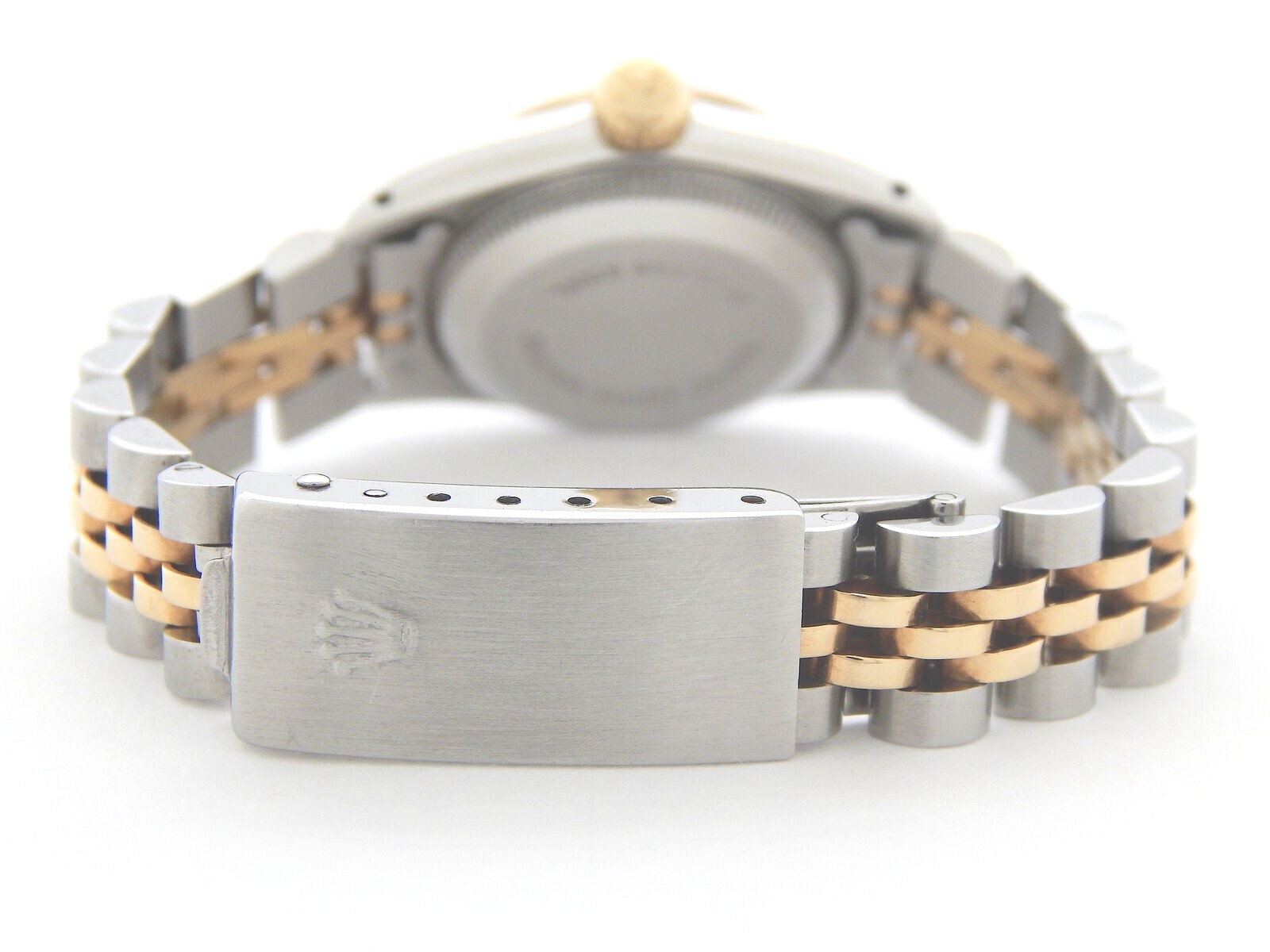 Lady Rolex 2Tone 18k Gold/Stainless Steel 67193 Oyster Perpetual Watch Champagne