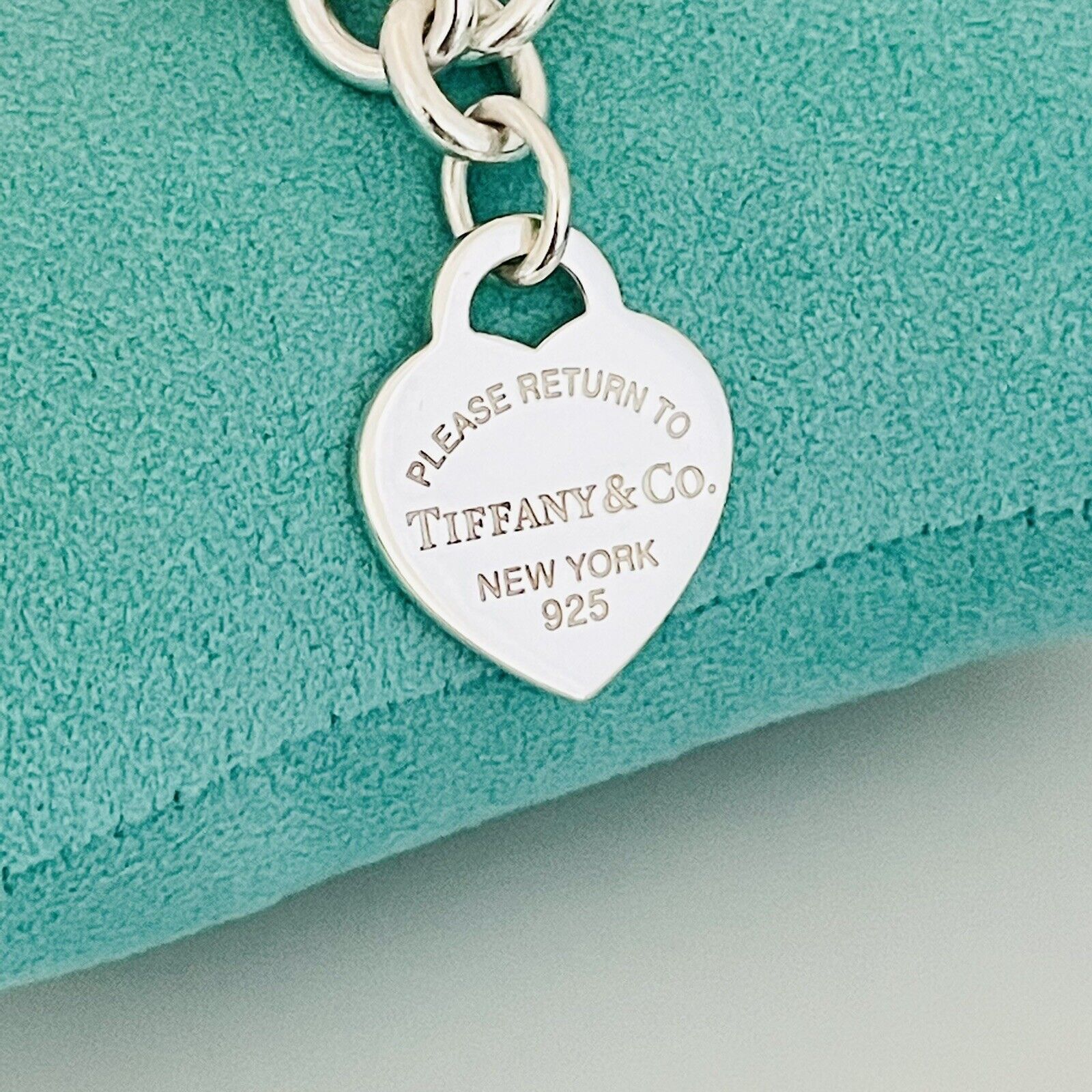 Customized Return to Tiffany Heart Tag New York Necklace 16, 17, 18, 19, 20 Inch