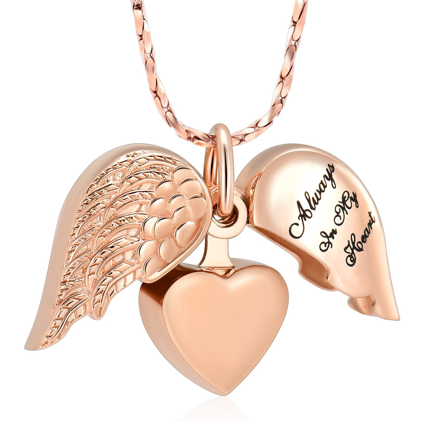 Cremation Jewelry for Ashes Heart Urn Necklace Pendants Ashes for Women Men F…