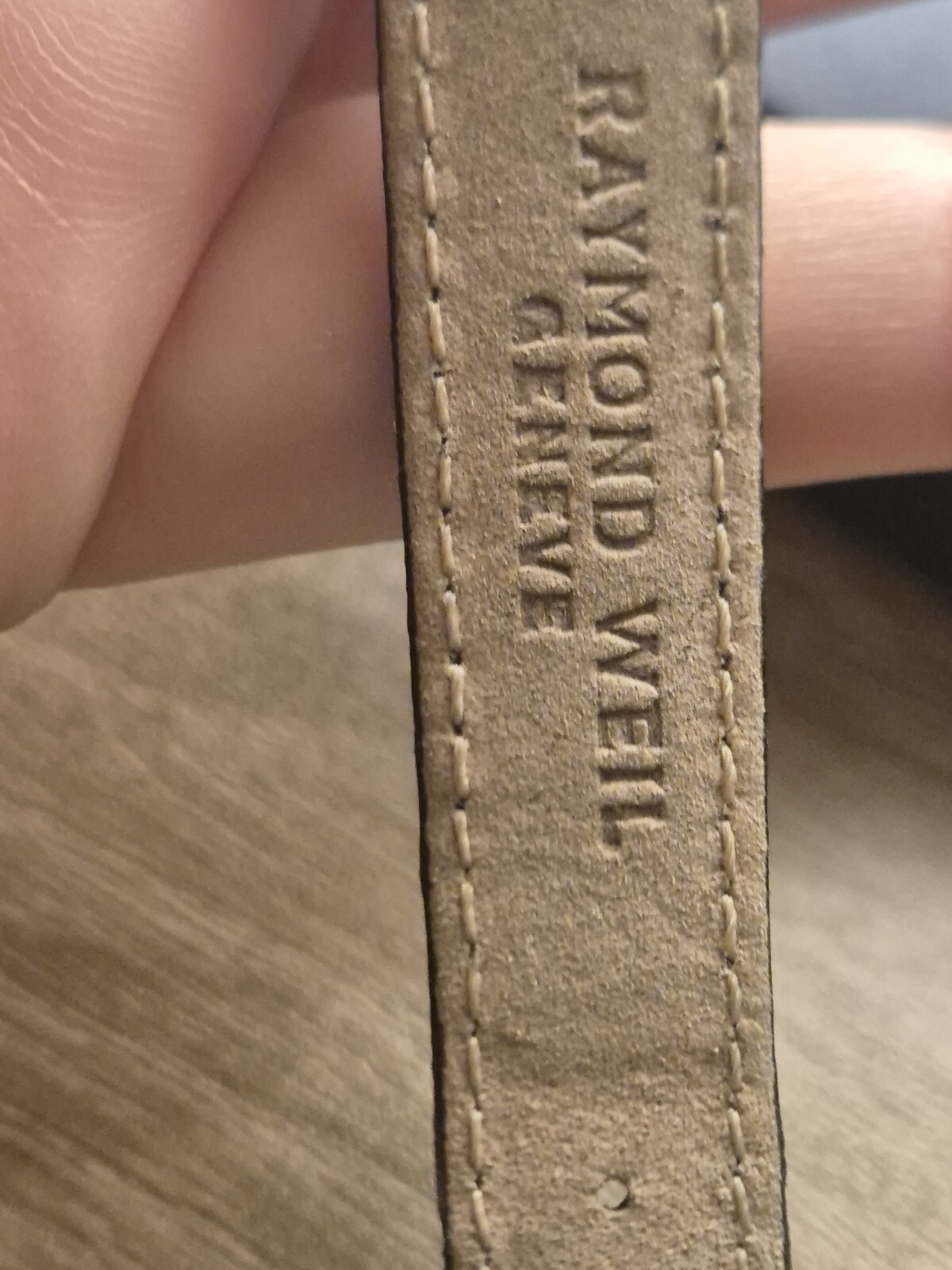 Raymond Weil Ladies Leather Strap Watch Vintage 9955 Working