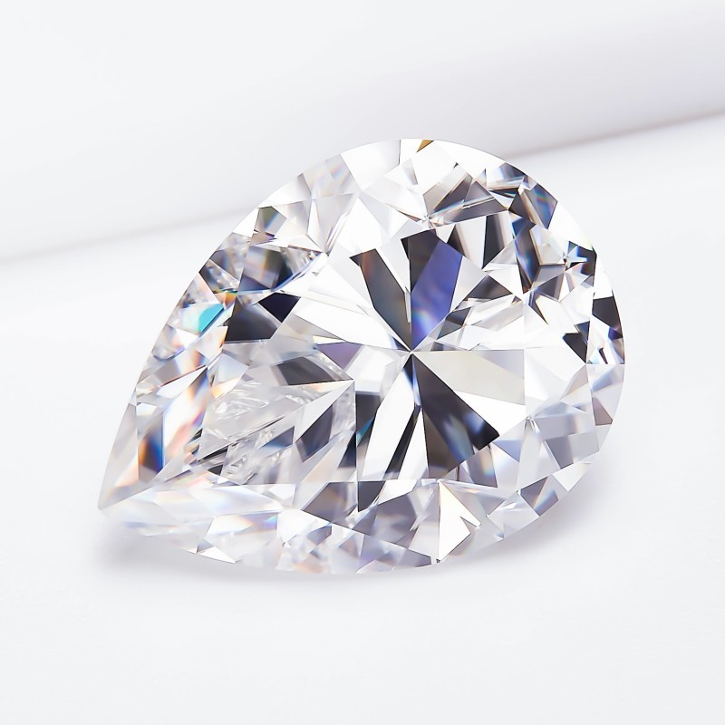 US D Color Pear Cut 0.3-8ct VVS1 GRA Certificate Sparkling Lab-Grown Moissanite