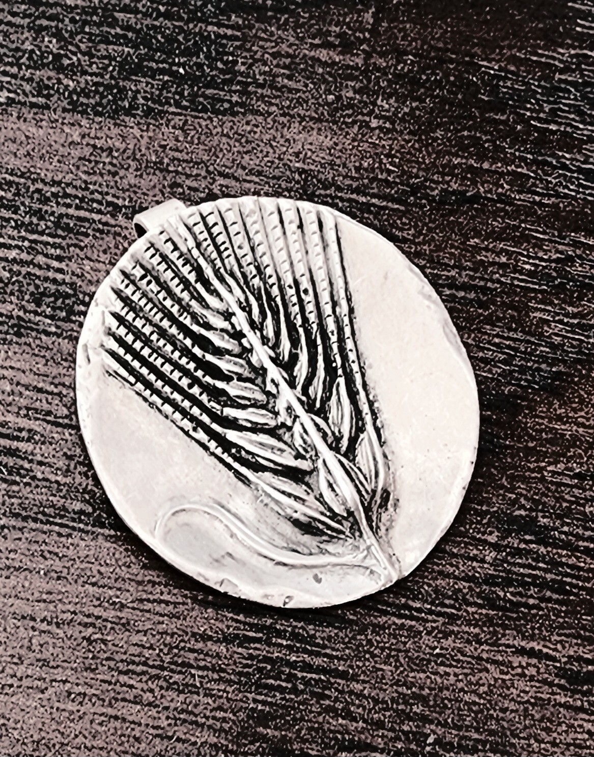 Retired James Avery Harvest Wheat Sheaf Agriculture Jewelry Pendant 12.07 Grams
