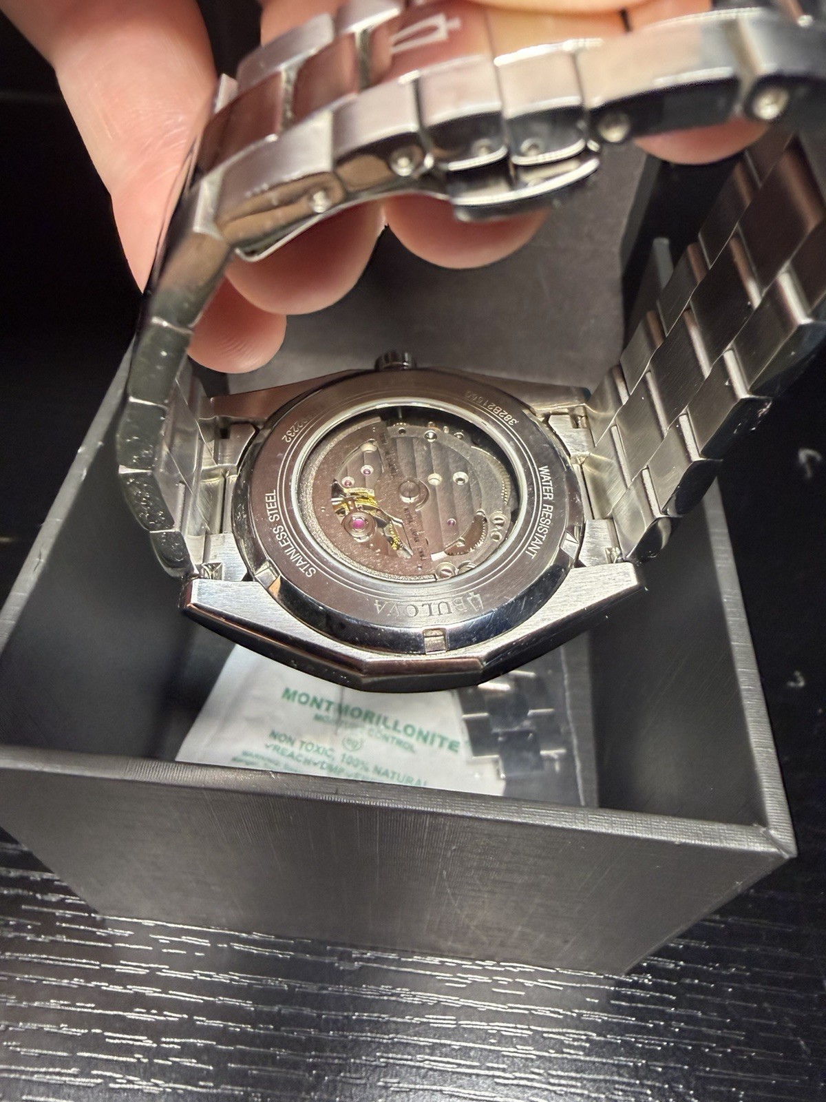 Bulova Surveyor Automatic Open Heart (Model: 96A275)