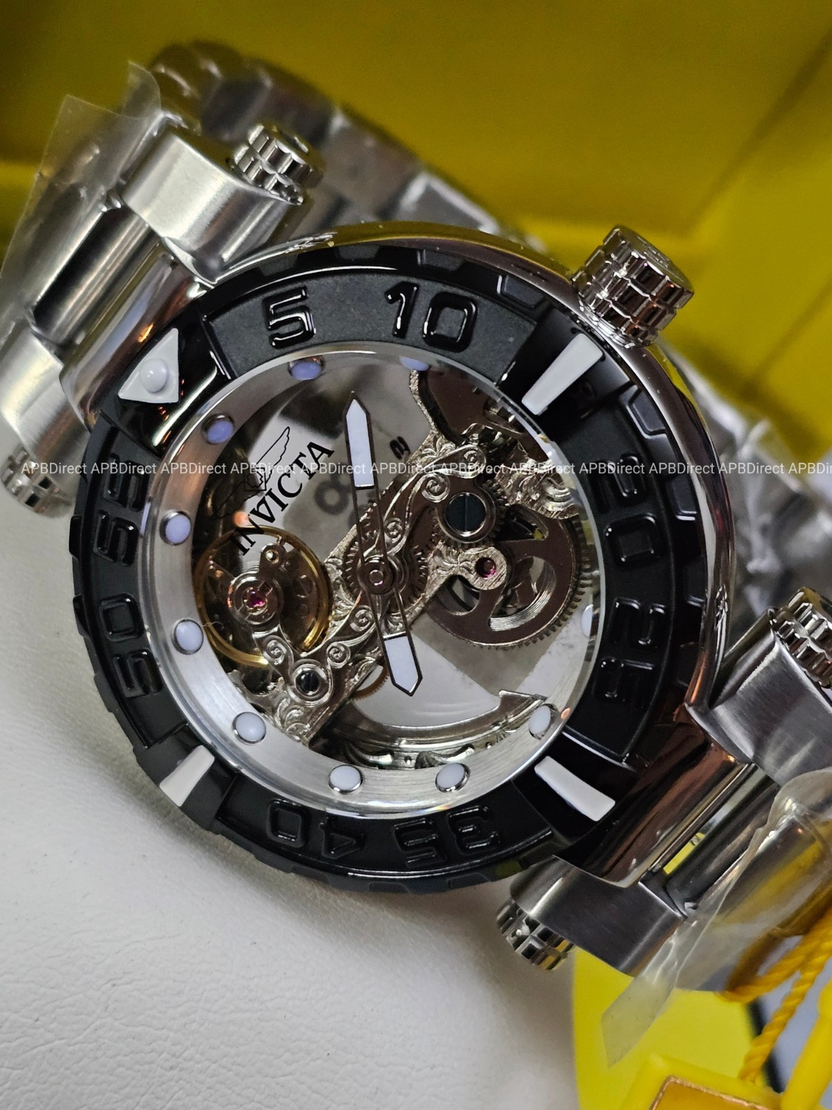 Invicta Subaqua Noma I – Automatic BRIDGE Mvmnt Skeleton – Blue LUME mens watch