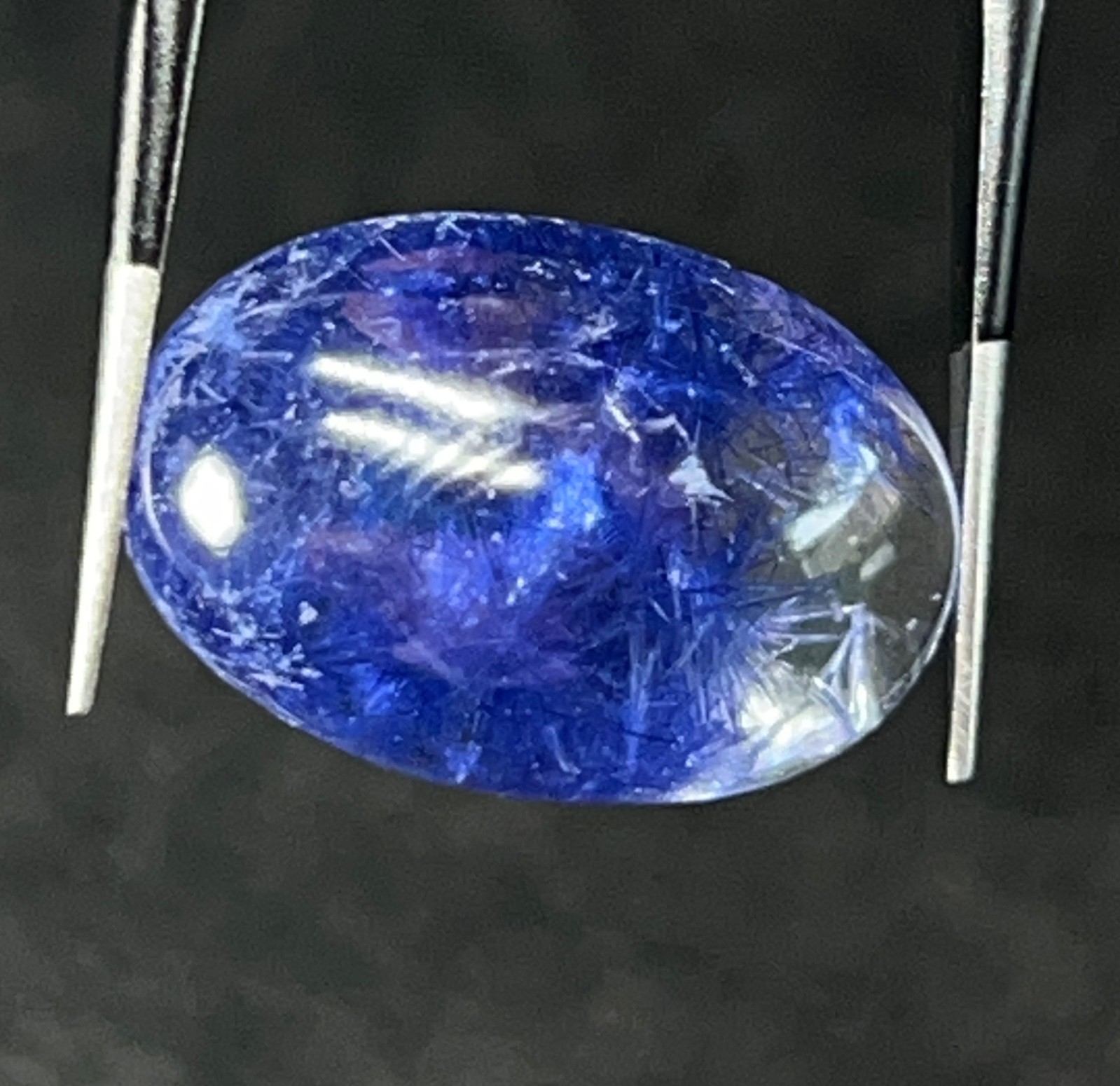LPDS-2 Dumortierite in Quartz blue 13.20ct 18x12x8mm rough dumo