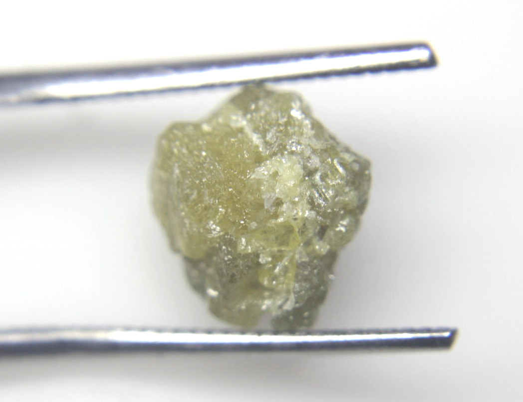 6.23CTS /1 PIECE NATURAL REAL RAW UNCUT YELLOW ROUGH DIAMOND 11.53×10.47×7.21 MM