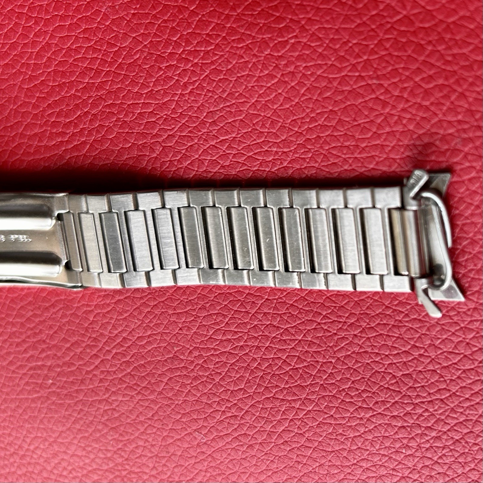 Original NOS Vintage 19mm Fortis Watch Bracelet Band Fits Up To 8” Wrist