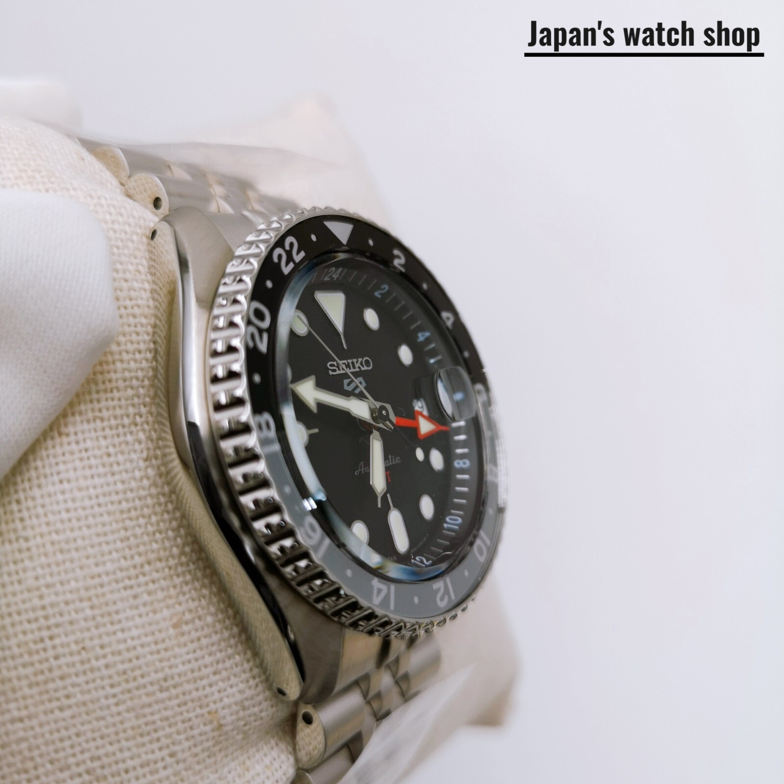SEIKO 5 Sports SKX Sports Style GMT SBSC001 Black Men’s Watch New in Box