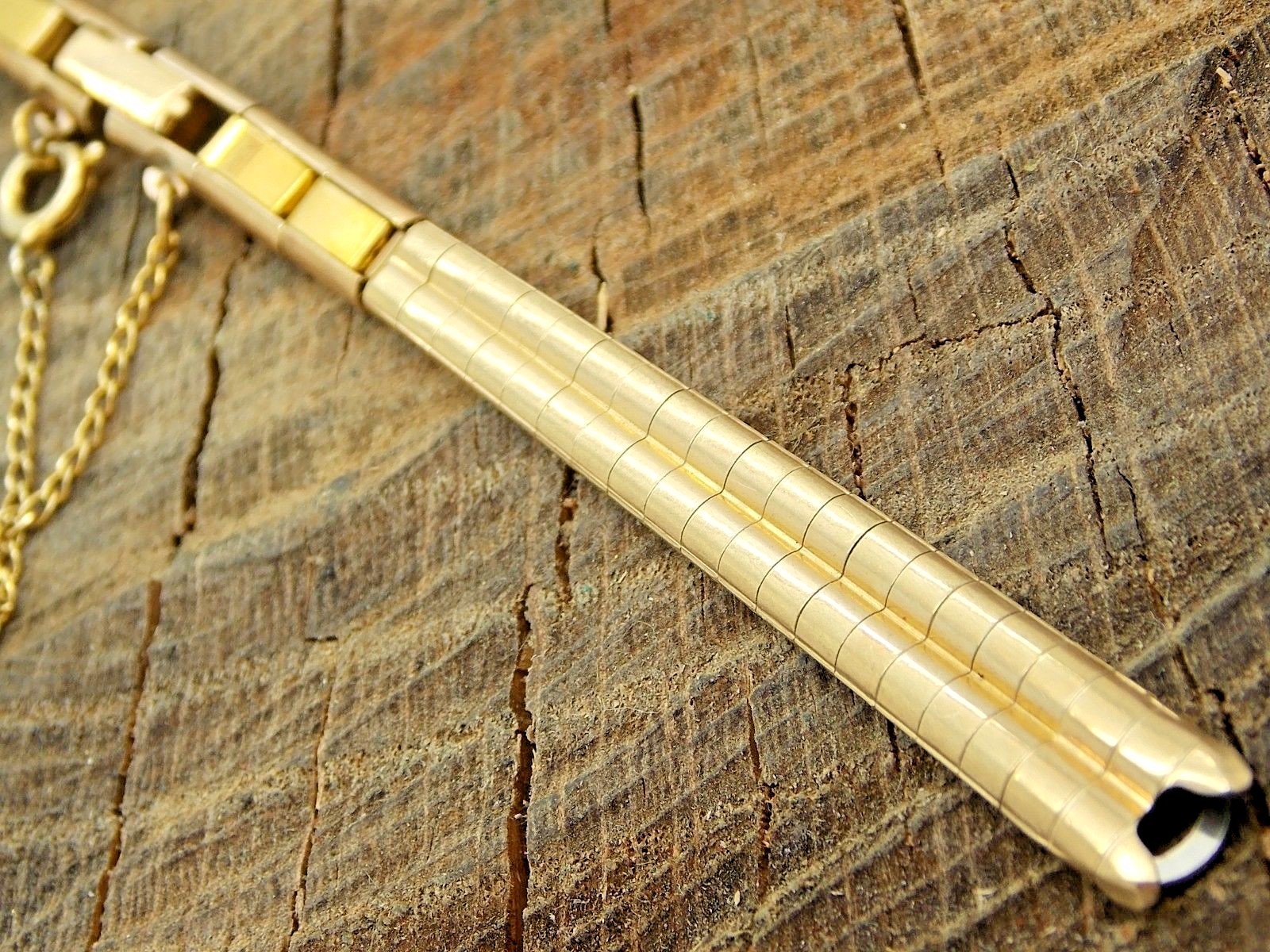 Unused Mira-Flex Vintage NOS Watch Band C-Ring Butterfly Clasp Gold Filled