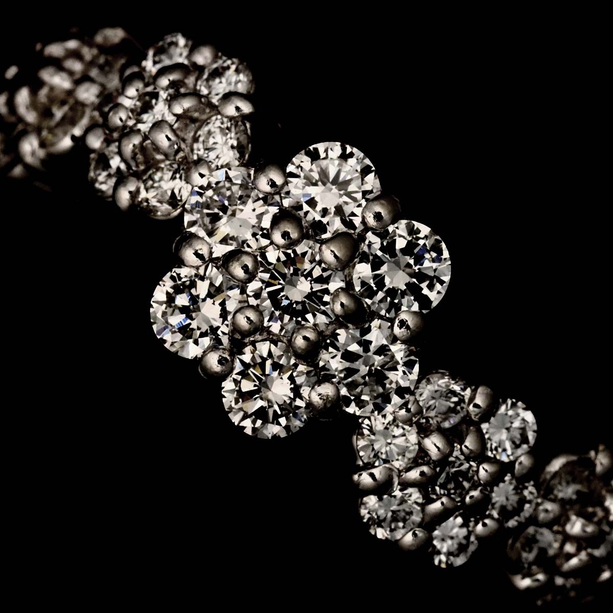 Ponte Vecchio Diamond 0.82ct Ring Pt Platinum Size5.5-5.75(US) 90303697