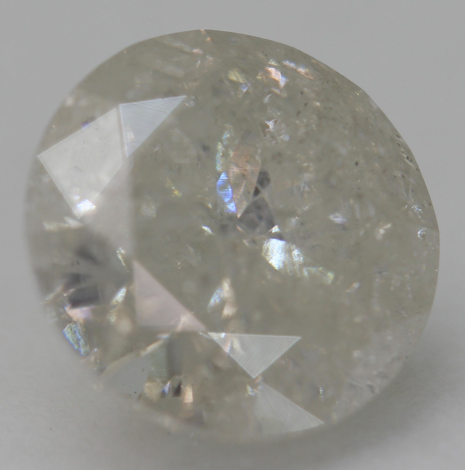 Certified 2.15 Carat F Color Round Brilliant Natural MINED Loose Diamond 8.3mm