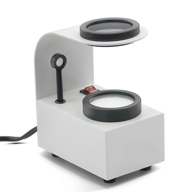 Desktop Polariscope Built-in Gemstone Gem Jewel Jewelry Polarizer Tester Tool