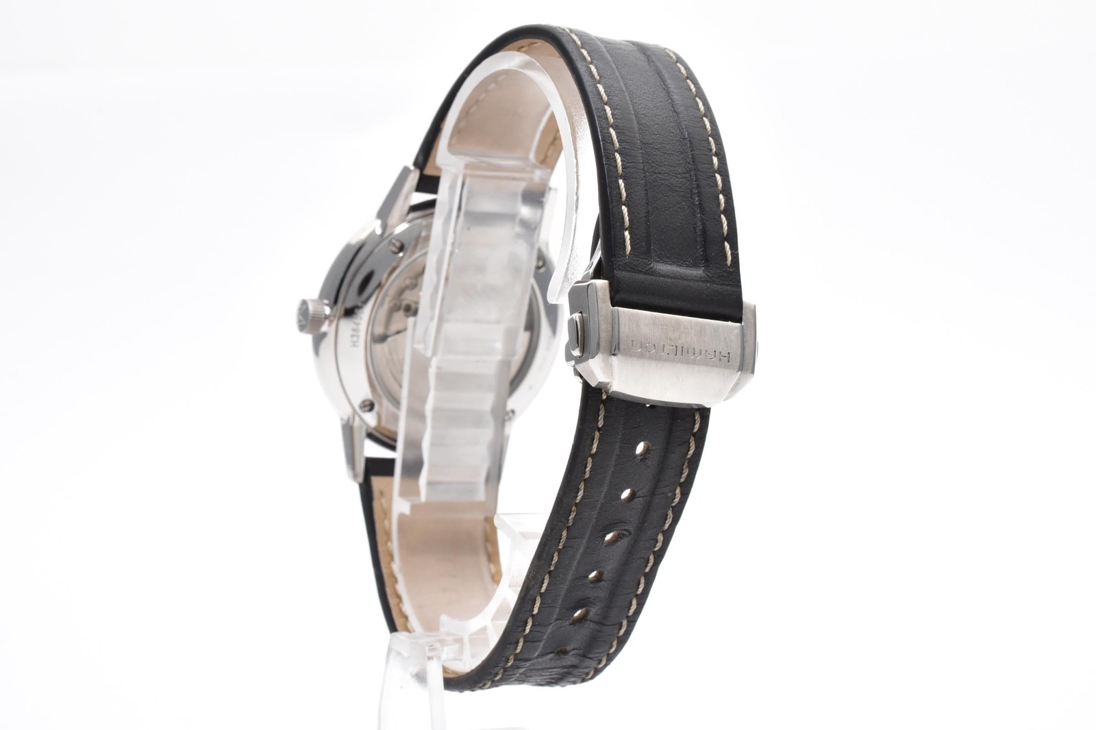 [Exc+5 w/Box] Hamilton Intra-Matic H384551 Silver Dial 21J Automatic Men’s Watch
