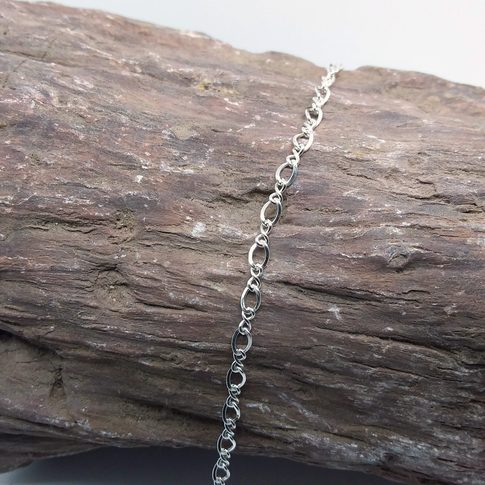 sterling silver, 6 to 40 inches, figure 8 chain, necklace, anklet,bracelet,#1996