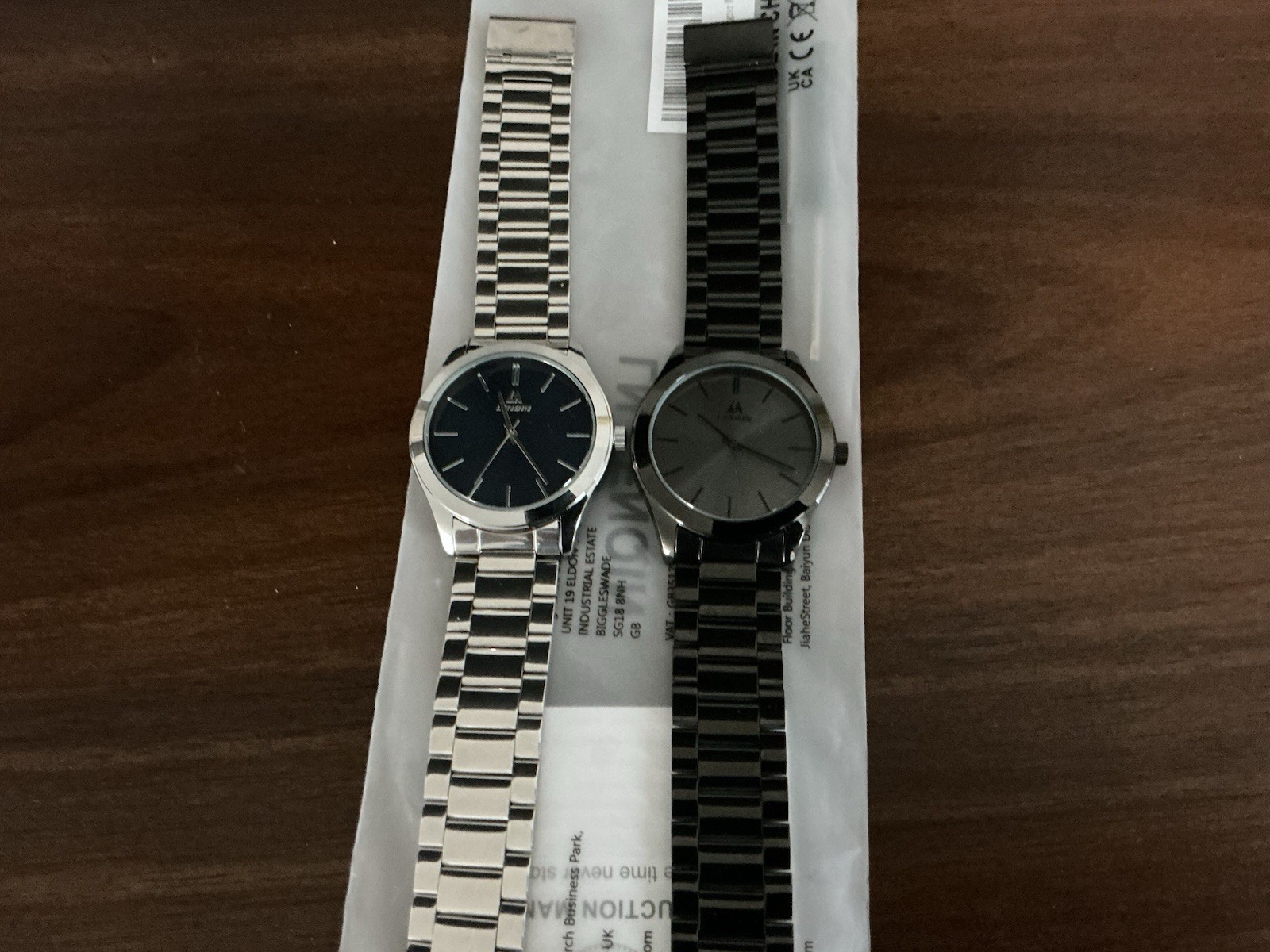 Two brand new watches never worn look and feels great
