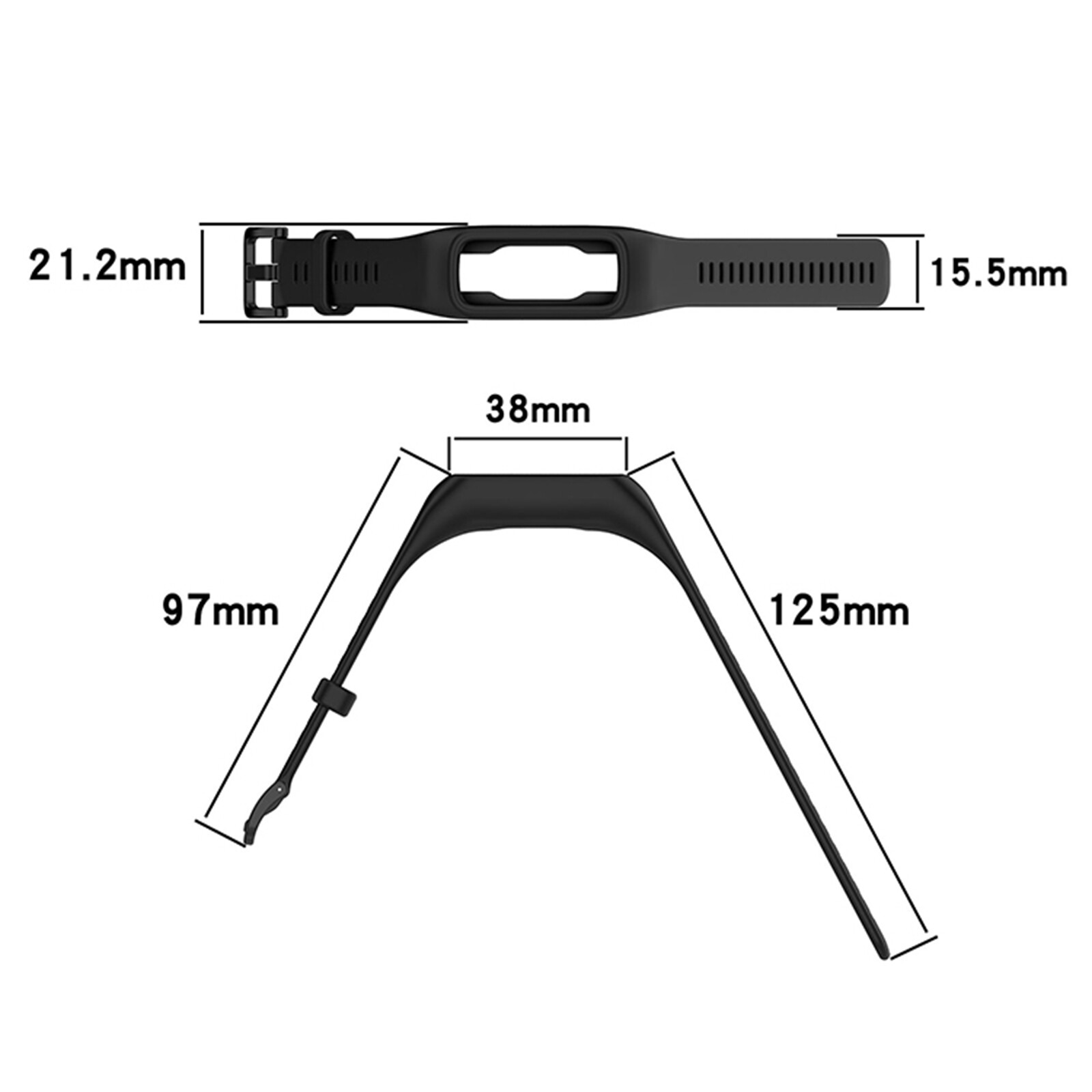One-piece Silicone Watch Strap Multi-color Replacement Accessories For Keep B2