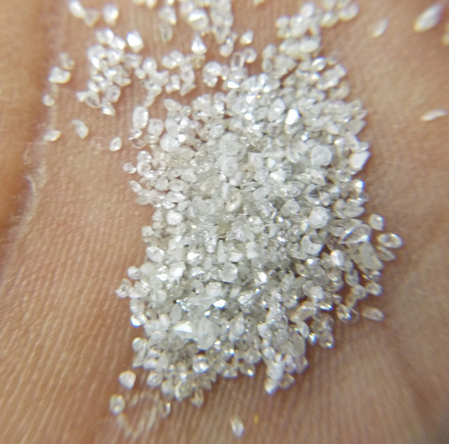 10 Cts of Natural White Diamond Dust, (Faceted) Sparkly Broken chips of diamond