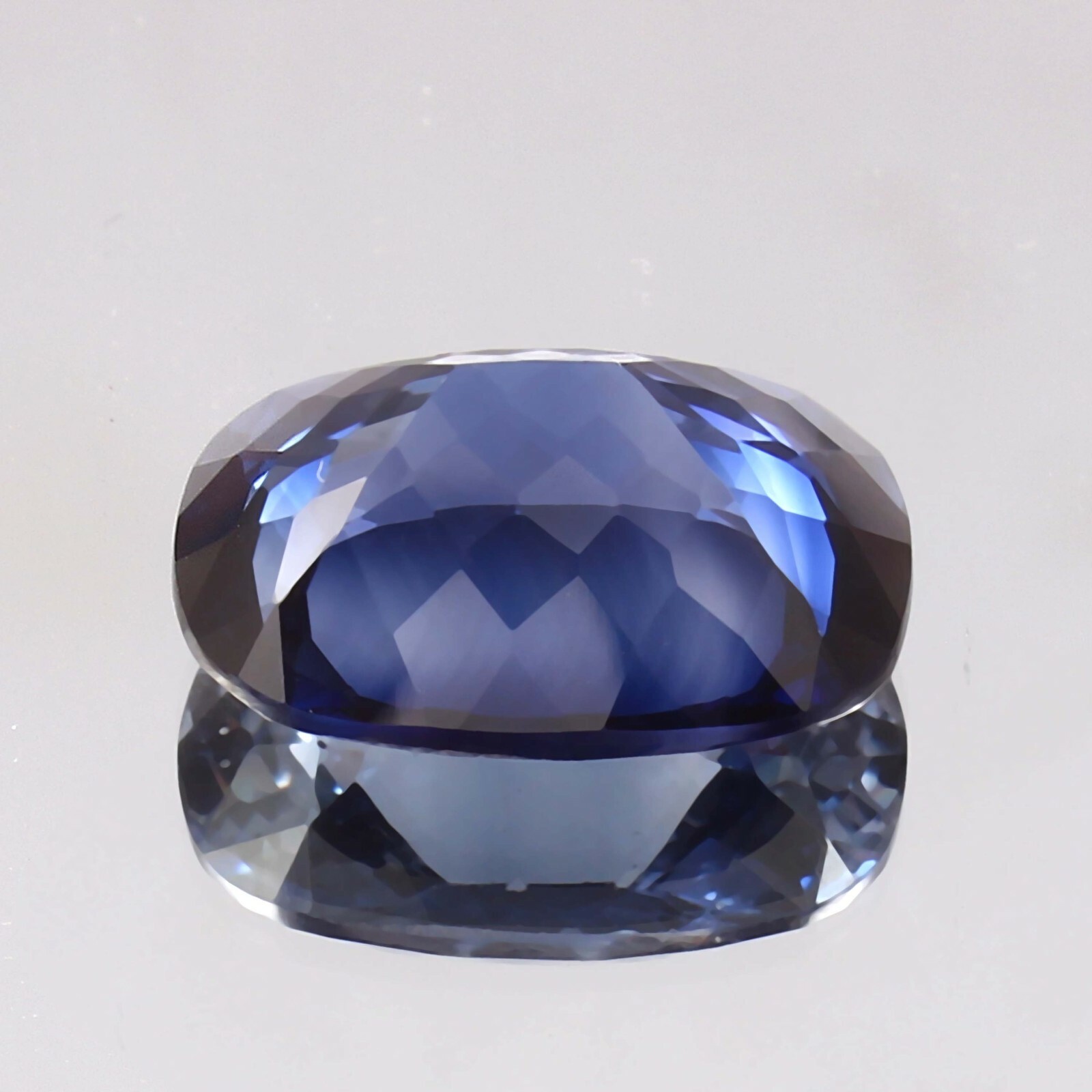 Natural Flawless Ceylon Royal Blue Sapphire Cushion Loose Cut Gemstone 22.65 Ct