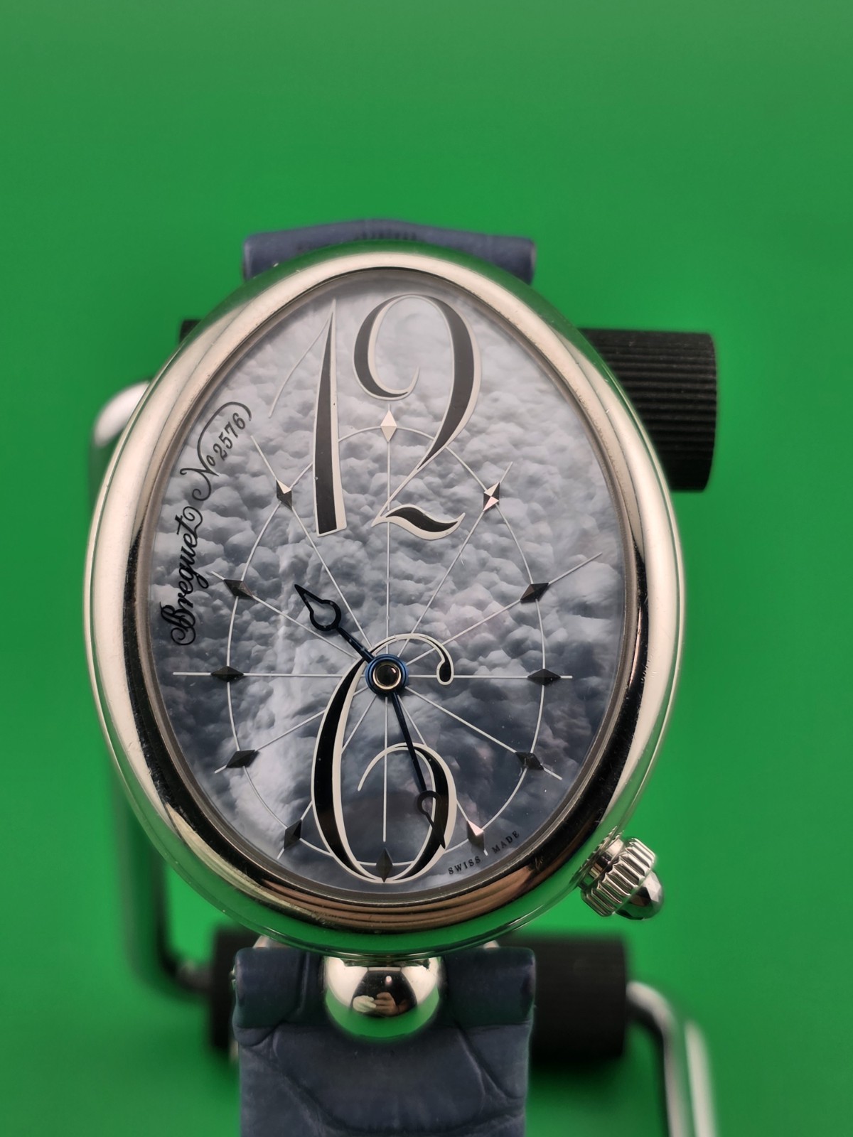 Breguet reine de Naples Queen of Naples rare black mother of pearl Box and P.