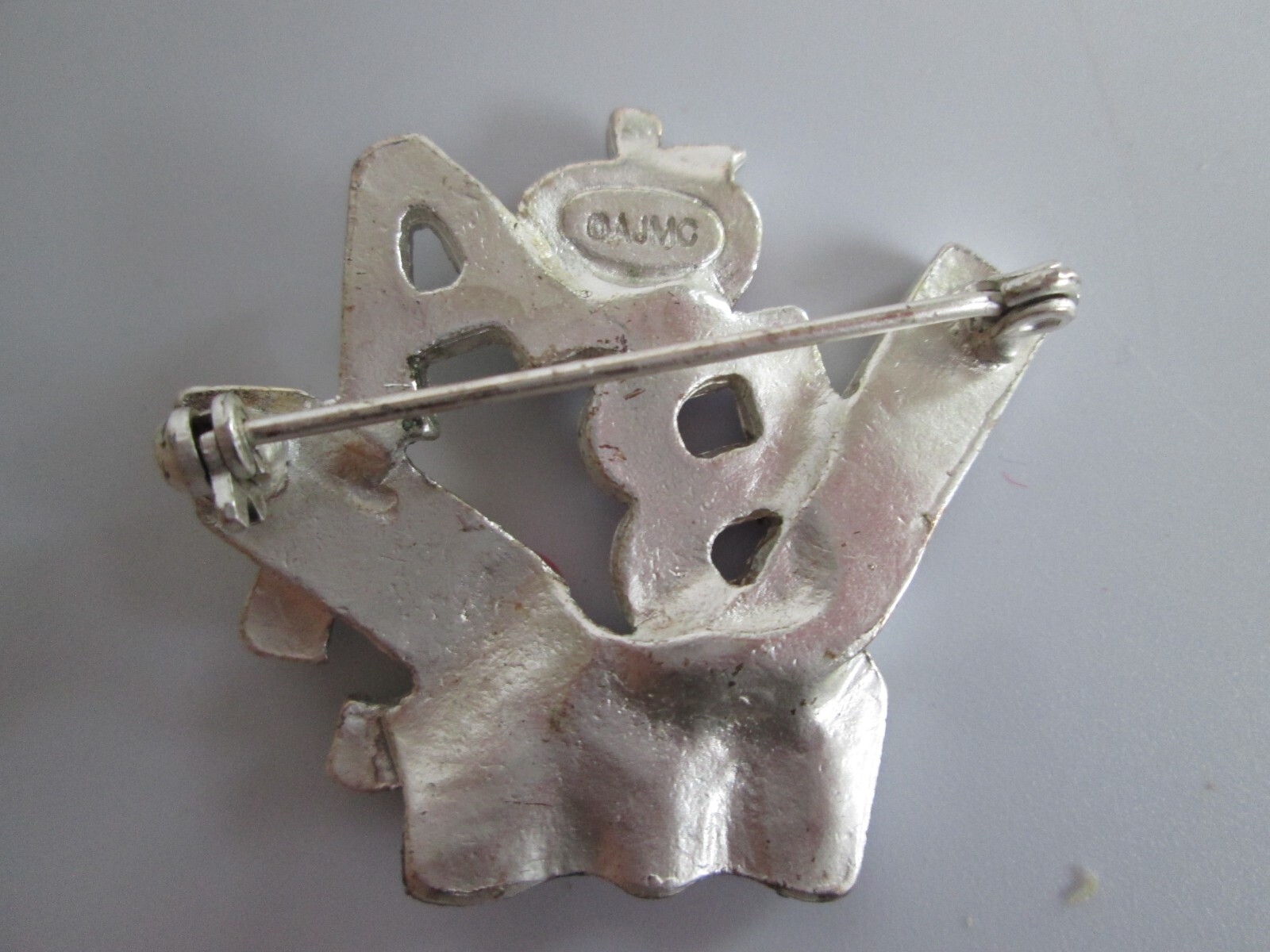 AJMC Enamel ABC Teacher Brooch Pin Book Pencil Ruler Apple Vintage Jewelry