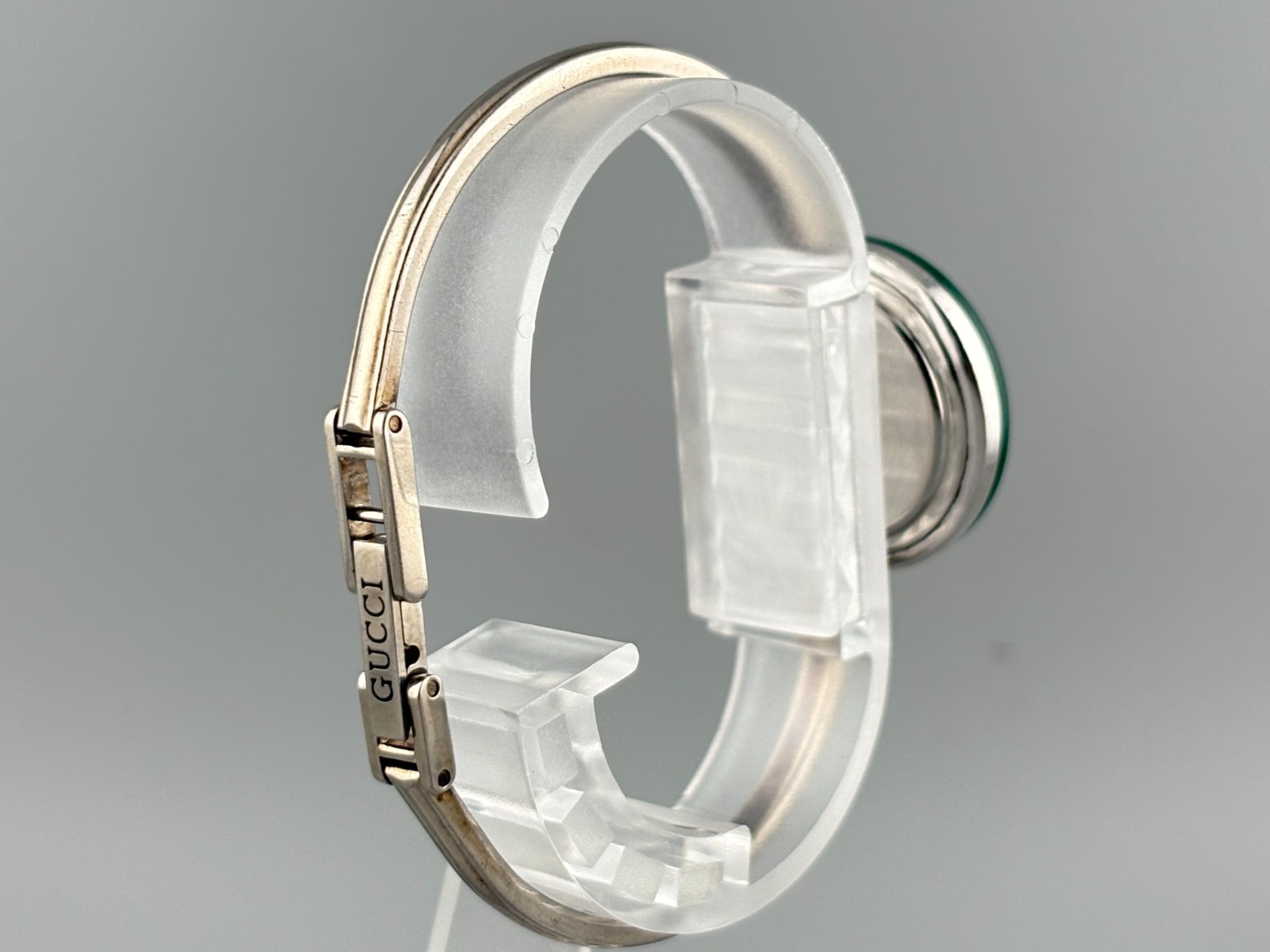 [Very Good+5] Gucci Change Bezel 11/12.2 Silver Serry Line Watch Auth