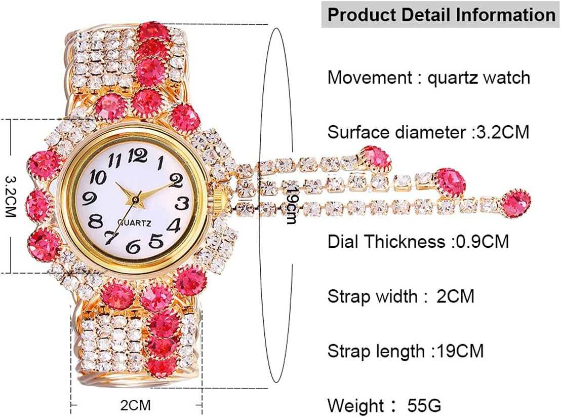 Wholesale Women Quartz Watches Alloy Steel Tassel Bracelet Fashion Ladies Bangle