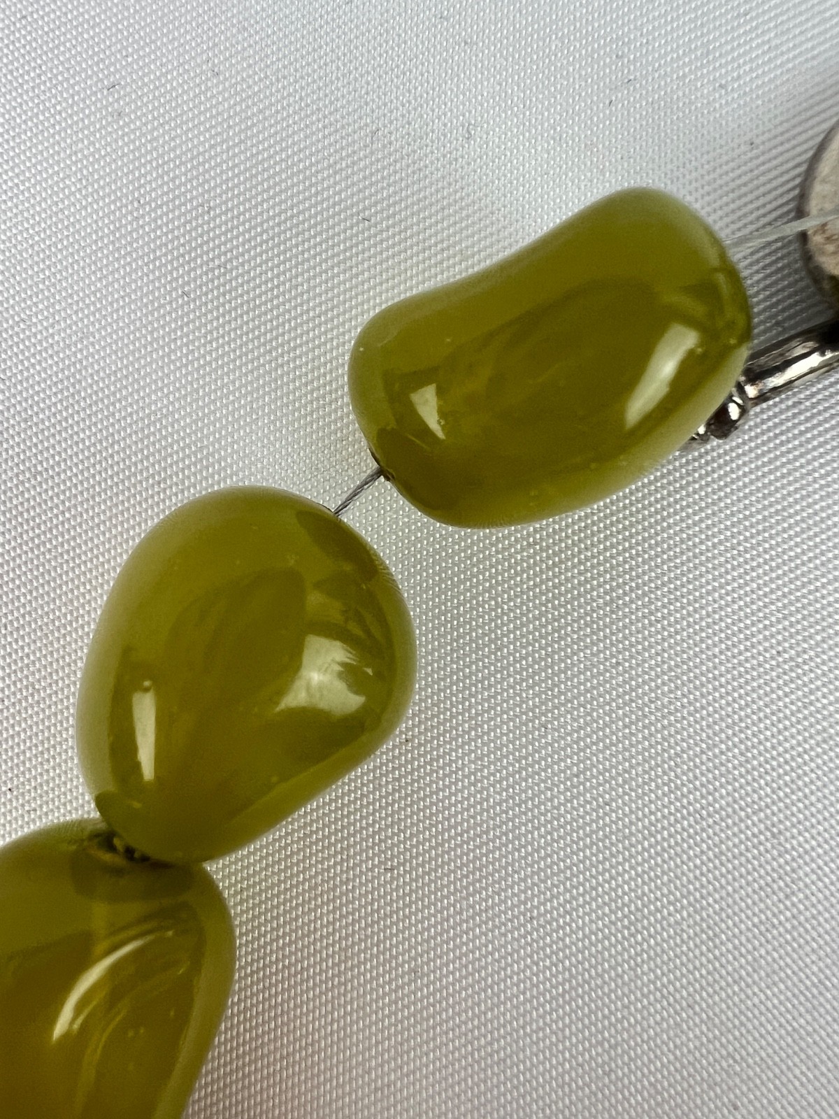 18″ Lime Green Natural Irregular Natural Stones Necklace Spring Summer