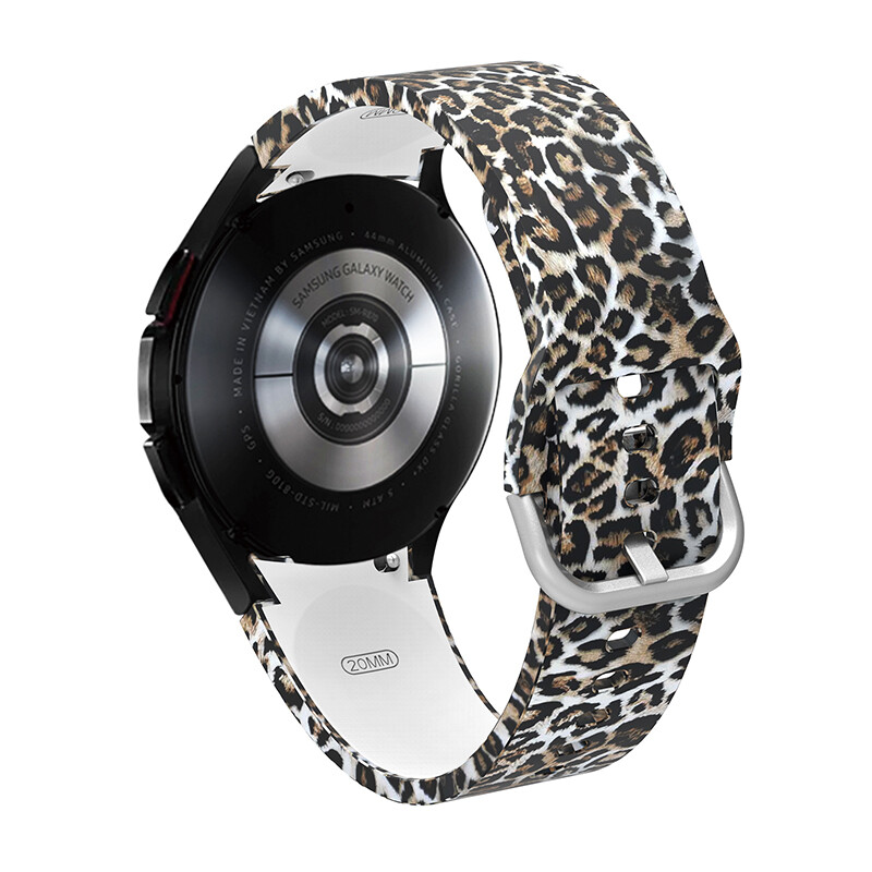 40/44MM Silicone Print Band Strap For Samsung Galaxy Watch 4/4 Classic 5/5 Pro