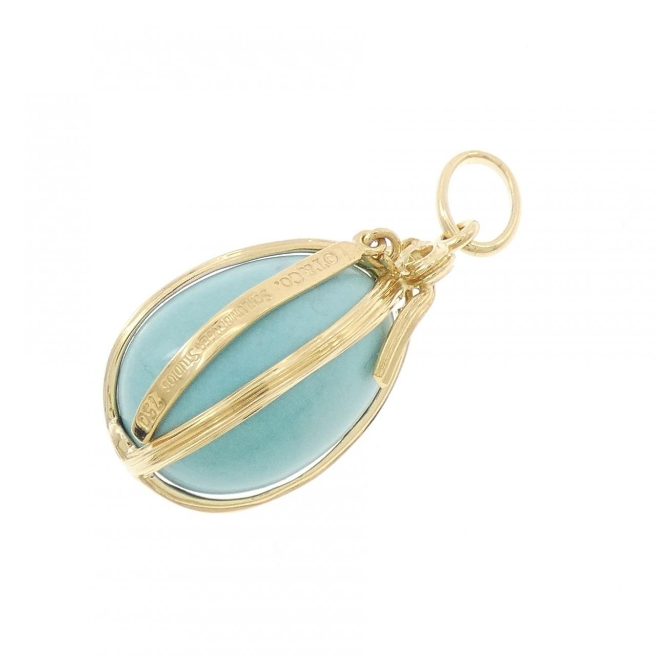 Authentic TIFFANY&Co. Egg Charm Pendant #230-000-442-8052
