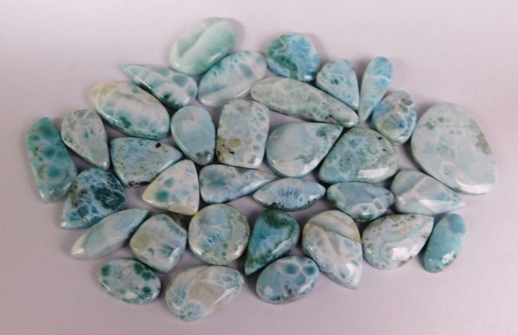 Top Quality Larimar Loose gemstones For Jewelry Making Wholesale Lot 71249