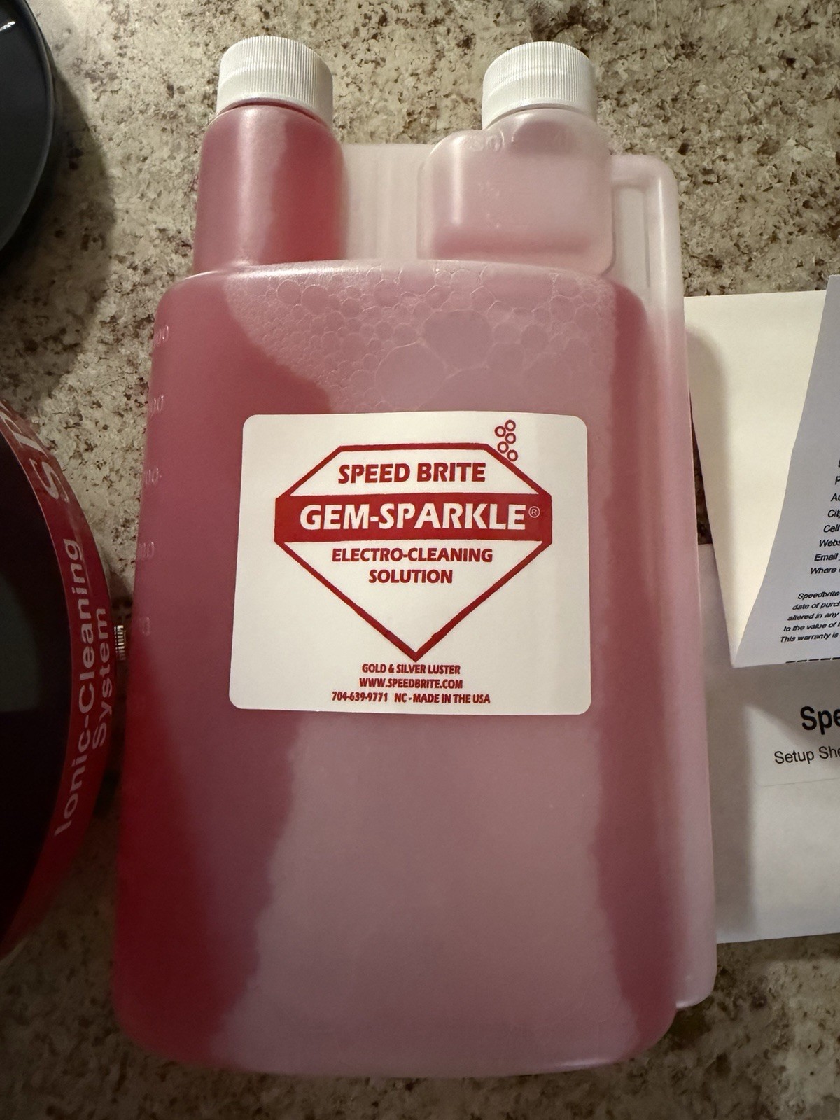 Speed Brite 200SB Turbo Ionic Cleaner for Gemstones, Jewelry, and Coins – New