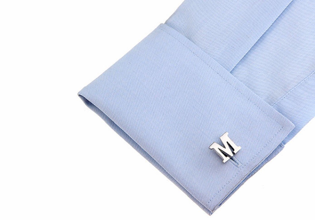Letter M Pair of Cufflinks