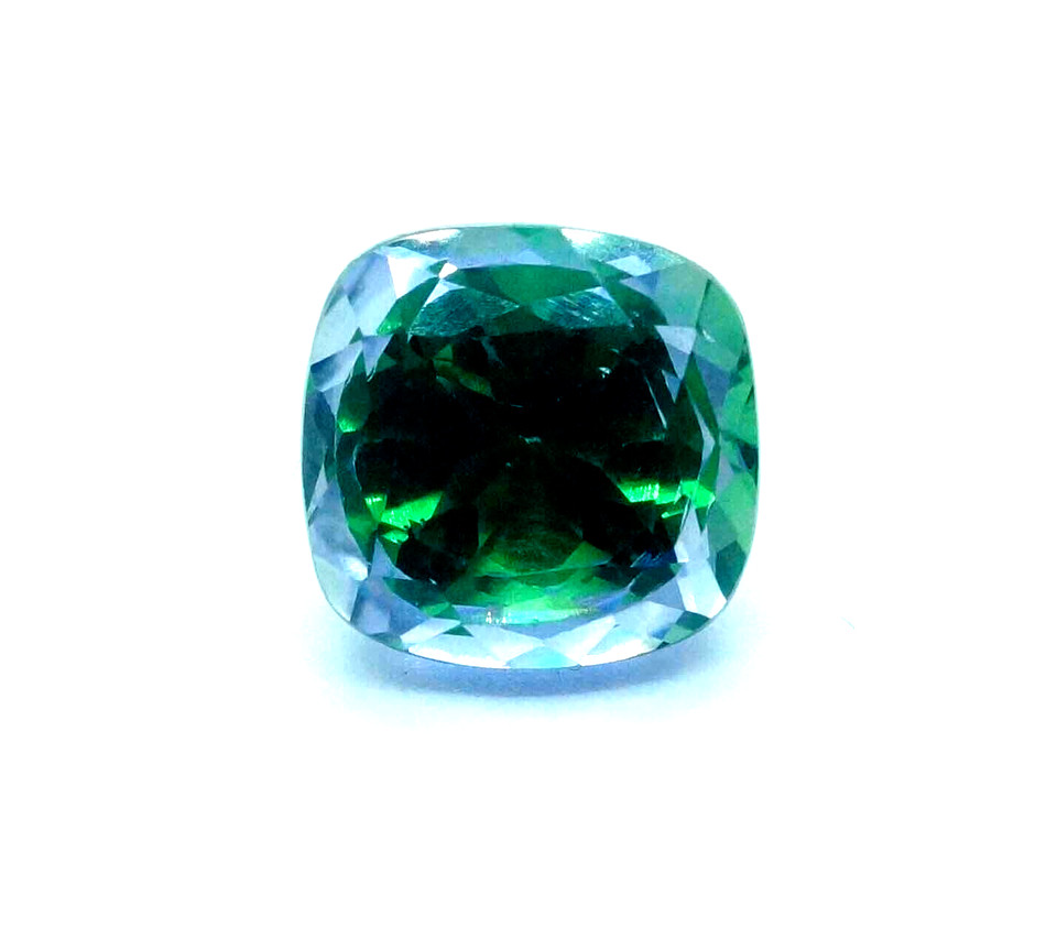 10.00 CT+ Natural Bi-Colour Pitambari Sapphire Cushion Certified Gemstone