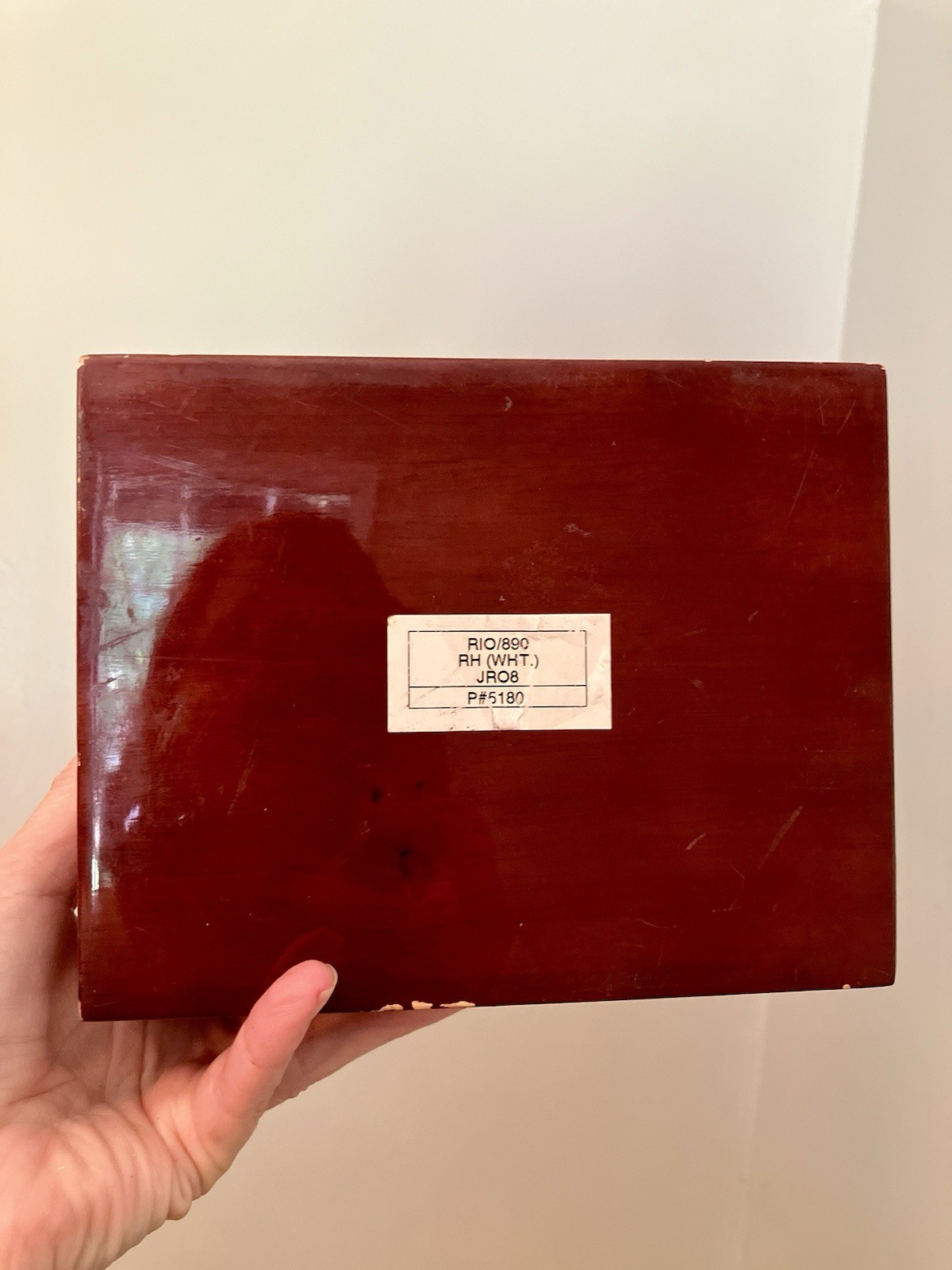 GENUINE RARE JOE RODEO ORIGINAL WATCH BOX CASE Lacquered Wood Rio 890 JR08