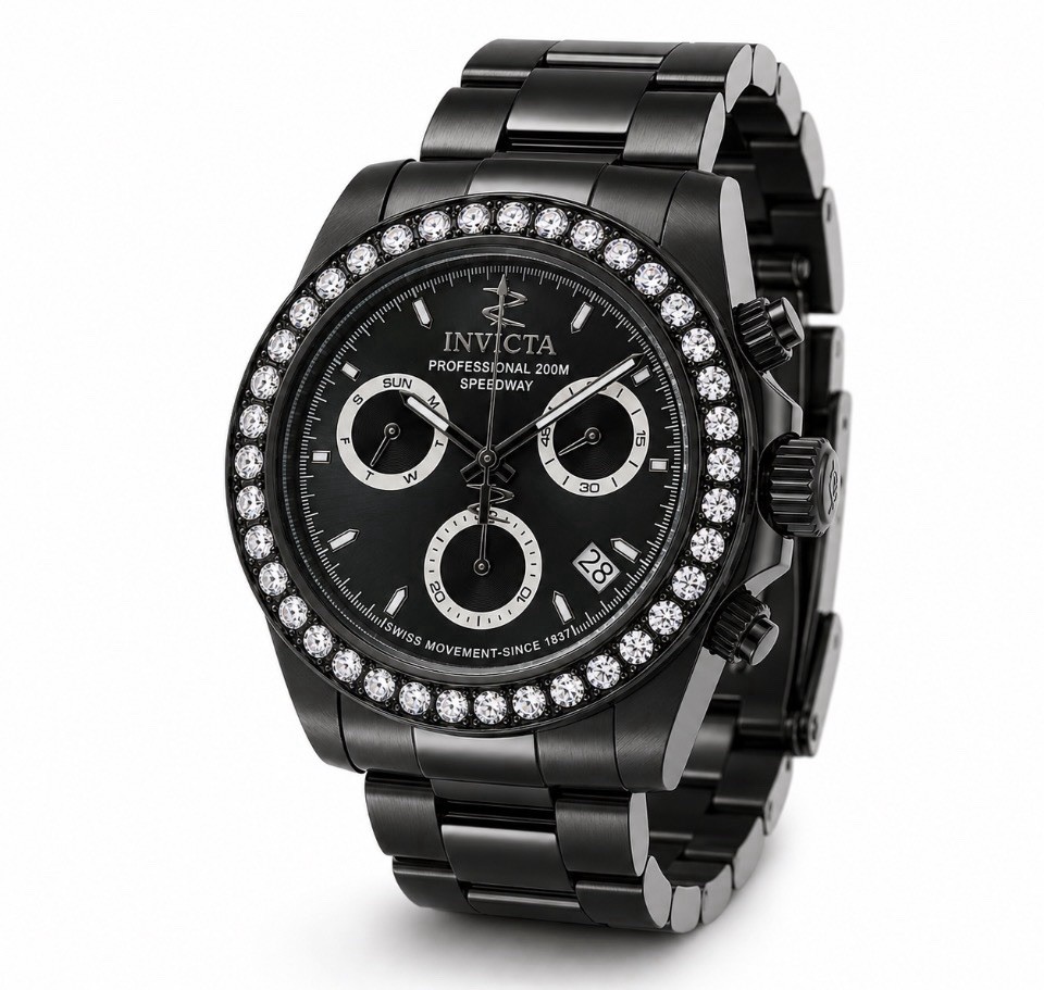 Invicta Elite Speedway 4.0 CT LG Diamond Men’s Watch w/ MOP Dial – 42mm (51105)