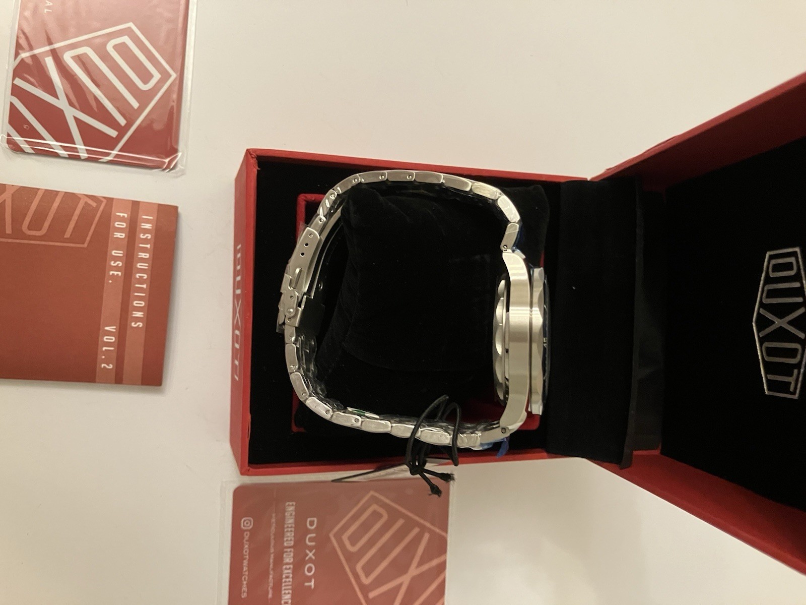 Duxot Henri Diver 200M Watch, Ice Blue, 41mm, Automatic, TMI NH35A Caliber, NIB