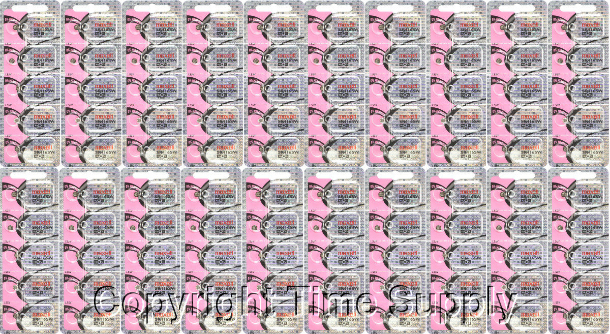 Maxell 337 SR416SW D337 V337 LR416 SR416 Battery 0% MERCURY ( 100 PC )