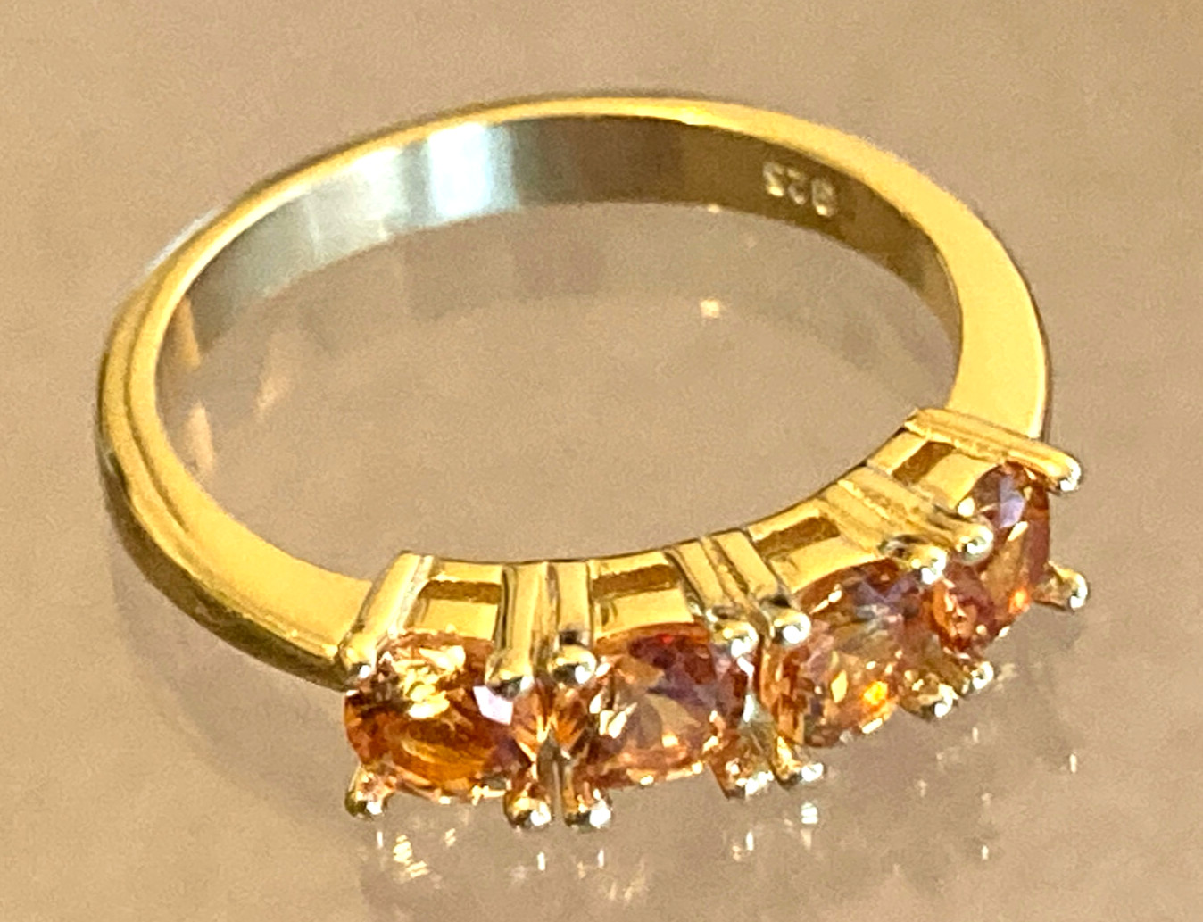 Sapphire & Ruby Rings 14k Gold Over Solid Silver Sizes 6 – 10 US Stamped S925