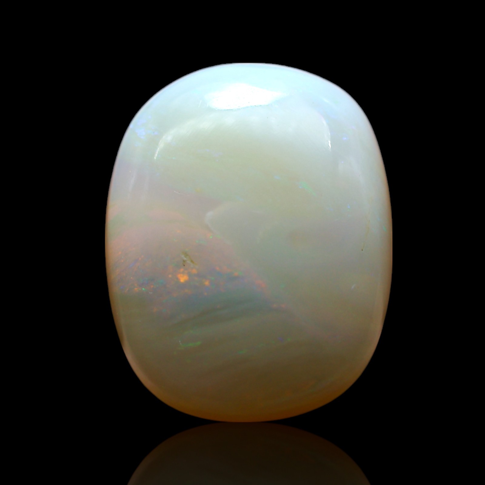 7.00 Cts Natural Oval Australian Fire Opal Ethical Cabochon Gemstone 15x12x6 mm