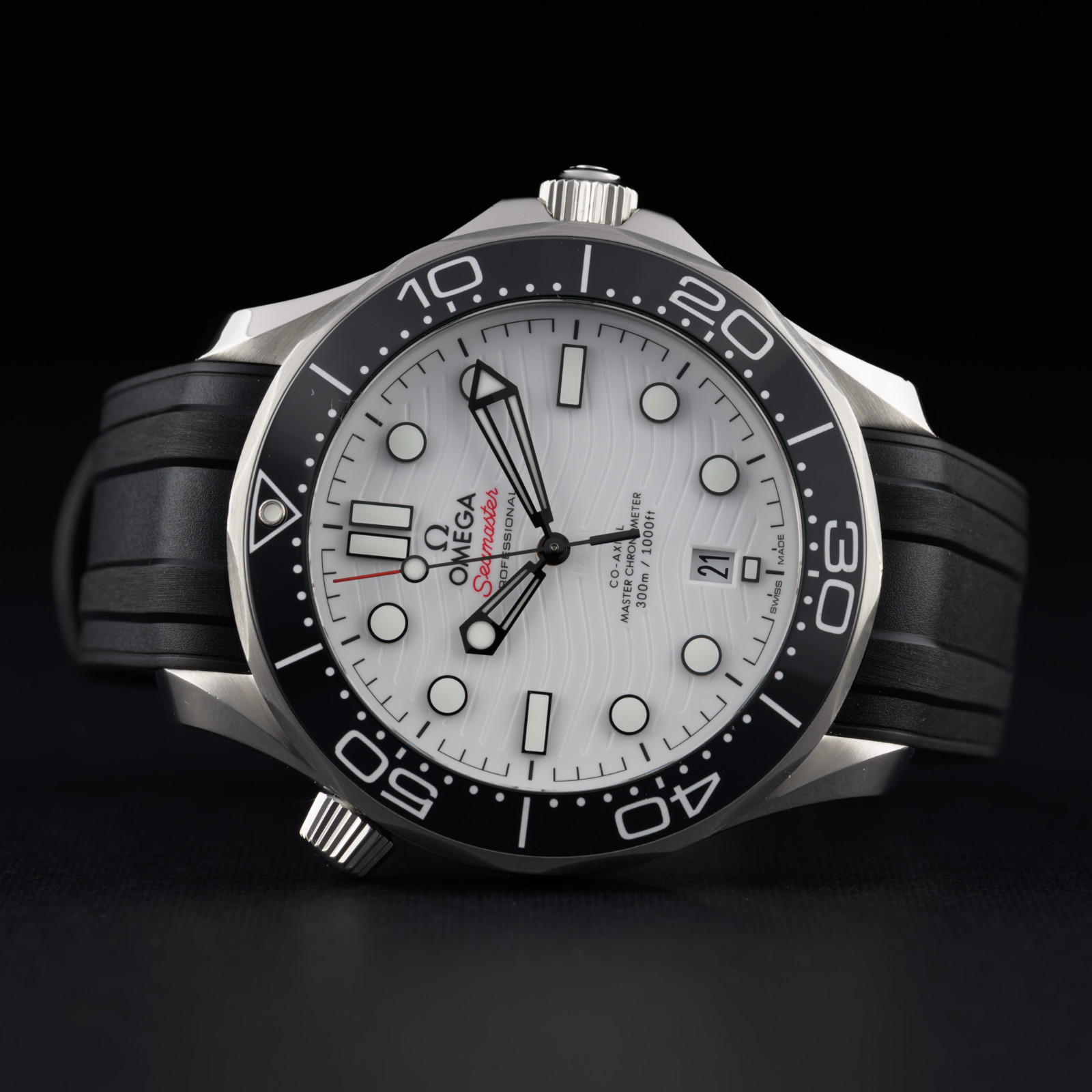 OMEGA Seamaster Diver Pro 300m 210.32.42.20.04.001 White 42mm Men’s Watch + B&P
